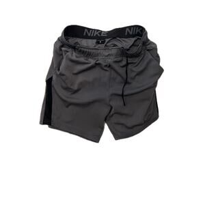 Nike Gray Training Dri Fit Shorts Mens M